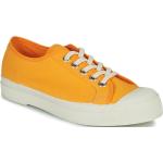 Orange Bensimon Low Sneaker für Damen Größe 36 mit Absatzhöhe bis 3cm 