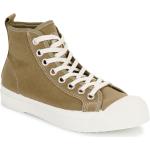 Reduzierte Khakifarbene Bensimon High Top Sneaker & Sneaker Boots aus Textil für Damen Größe 39 mit Absatzhöhe bis 3cm 
