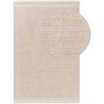 benuta Pure Kurzflor Teppich aus recyceltem Material Jade Cream 120x170 cm - Moderner Teppich für Wohnzimmer