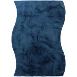 Blaue benuta Shaggy Teppiche aus Kunstfaser 120x170 