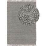 Hellgraue Moderne benuta Design-Teppiche aus Kunstfaser 120x170 