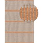 Reduzierte Aprikose benuta Design-Teppiche aus Textil 