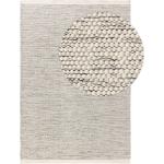 benuta Pure Wollteppich Rocco Beige/Schwarz 120x170 cm - Naturfaserteppich aus Wolle