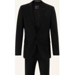 Schwarze Camouflage Benvenuto Businesskleidung mit Reißverschluss für Herren Größe L 