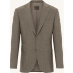 Braune Bestickte Benvenuto Businesskleidung aus Wolle enganliegend für Herren Größe M 