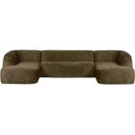 BePureHome - Sofa Sloping U-Form aus Struktursamt, Bonsai