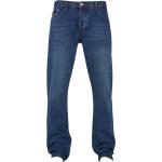 Blaue Bestickte Jeans mit Stickerei aus Baumwolle für Herren Weite 33, Länge 34 