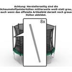 BERG Ersatzteil Schaumstoffpolster in weiß für Sicherheitsnetz Comfort (8x)