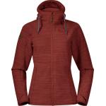 Bergans Hareid Fleece Jacket Women, Gr.l, chianti red