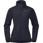 Bergans Hareid Fleece W Jacket NoHood dark navy melange - Größe XL