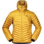 Bergans Men's Senja Down Light Jacket With Hood Light Golden Yellow Light Golden Yellow S