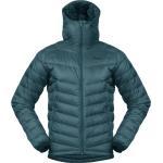 Bergans Slingsby Down Light Jacket W/Hood Blau, Herren Daunen Freizeitjacken, Größe S - Farbe Alpine %SALE 30% Daunen
