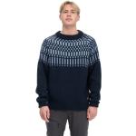 Marineblaue Bergans Nachhaltige Strickpullover aus Wolle für Herren Größe XL 