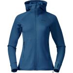Bergans Women's Ulstein Wool Hood Jacket North Sea Blue North Sea Blue S