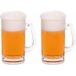 Biergläser 500 ml aus Glas spülmaschinenfest 2-teilig 