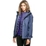 Indigofarbene Wasserdichte Atmungsaktive Berghaus Gore Tex Gore-Tex-Jacken mit Kapuze für Damen Größe XS 
