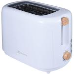 BERGNER Naturally | Zwei-Scheiben-Toaster | Toast Control | 700 Watt | Reset-, Reheat- und Stop-Funktion | Krümelfach | Farbe: Weiß