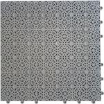 Graue bergo flooring Terrassenplatten & Terrassenfliesen aus Polypropylen 