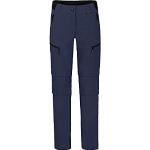 Bergson PORI Doppel Zipp-Off mit T-Zipp | Damen Wanderhose, robust elastisch, Peacoat Blue [368], 34 - Damen