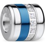 Blaue Elegante Bering Time Charms glänzend aus Aluminium mit Zirkonia 