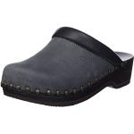 Schwarze Berkemann Standard-Toeffler Soft Clogs aus Leder für Damen Größe 36,5 
