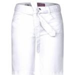 Reduzierte Weiße Street One Jeans-Bermudas mit Reißverschluss aus Denim für Damen Größe XXL 