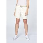 Weiße Oklahoma Jeans-Bermudas aus Baumwolle für Damen Größe M für den für den Sommer 