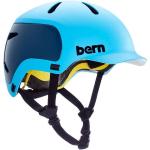 Bern Watts 2.0 - Fahrradhelm Matte Ocean Blue Medium