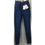 Blaue Bershka Skinny Jeans aus Denim für Damen 