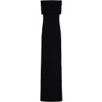 Schwarze Ärmellose Schulterfreie Bandage-Kleider & Bodycon-Kleider aus Polyamid enganliegend für Damen Größe S 