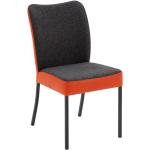 Orange Bert Plantagie Esszimmerstühle & Küchenstühle pulverbeschichtet aus Leder Breite 0-50cm, Höhe 0-50cm, Tiefe 0-50cm 