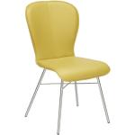 Gelbe Unifarbene Bert Plantagie Esszimmerstühle & Küchenstühle aus Leder Breite 0-50cm, Höhe 0-50cm, Tiefe 0-50cm 