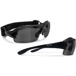 Schwarze Sportbrillen mit Sehstärke aus Polycarbonat 