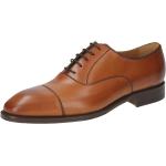 Braune Business Berwick Runde Blockabsatz Hochzeitsschuhe & Oxford Schuhe mit Schnürsenkel aus Glattleder für Herren Größe 44 