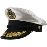 Best Dressed Mens Womens Sea Captain Sailor Navy Marine Ship Fancy Dress Costume Hat by Star55