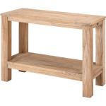 Braune Best Freizeitmöbel Teakholz-Gartentische aus Massivholz Breite 100-150cm, Höhe 50-100cm, Tiefe 0-50cm 