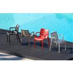 Hellblaue Moderne Best Möbel Gartenstühle & Balkonstühle aus Polyrattan wetterfest Breite 50-100cm, Höhe 0-50cm, Tiefe 50-100cm 4-teilig 