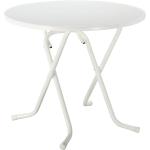 Weiße Best Möbel Primo Gartentische mit Schirmloch ausziehbar Breite 50-100cm, Höhe 50-100cm, Tiefe 50-100cm 