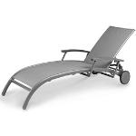 Moderne Best Möbel Larino Sonnenliegen & Gartenliegen aus Aluminium klappbar 