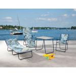 Blaue Best Möbel Chiemsee Liegestühle klappbar Breite 150-200cm, Höhe 150-200cm, Tiefe 0-50cm 
