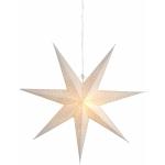 Best Season - Weihnachtsstern Dot von Star Trading, 3D Papierstern Weihnachten in Weiß, Dekostern zum Aufhängen mit Kabel, E14 Fassung, ø: 70 cm