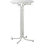 Weiße Best Freizeitmöbel Runde Runde Tische 70 cm klappbar Höhe 100-150cm 