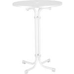 Weiße Best Freizeitmöbel Runde Runde Tische 80 cm Höhe 100-150cm 