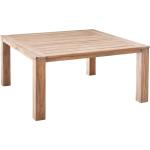 Braune Best Möbel Quadratische Teakholz-Gartentische aus Teakholz Breite 150-200cm, Höhe 150-200cm, Tiefe 150-200cm 