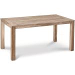 Beige Best Möbel Rechteckige Teakholz-Gartentische aus Teakholz UV-beständig Breite 150-200cm, Höhe 50-100cm, Tiefe 50-100cm 
