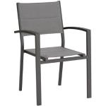 Reduzierte Anthrazitfarbene Best Möbel Gartenstühle Metall matt aus Polyrattan stapelbar Breite 50-100cm, Höhe 50-100cm, Tiefe 50-100cm 