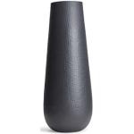 Schwarze 80 cm Best Möbel Runde Vasen & Blumenvasen 30 cm matt aus Aluminium 