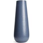 Blaue 80 cm Runde Vasen & Blumenvasen 30 cm matt aus Aluminium 