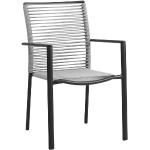 Reduzierte Hellgraue Best Möbel Gartenstühle Metall aus Aluminium stapelbar Breite 50-100cm, Höhe 50-100cm, Tiefe 50-100cm 