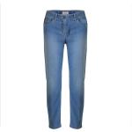 Blaue Elegante Gerry Weber Best4me Slim Fit Jeans mit Reißverschluss aus Denim für Damen 